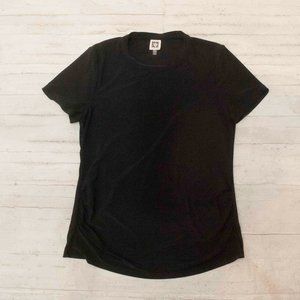 Anne Klein Rouched Ponte Crewneck Top size L